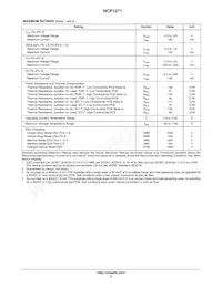 NCP1271P65G Datasheet Page 3