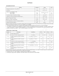 NCP6361BFCCT1G Datasheet Page 4