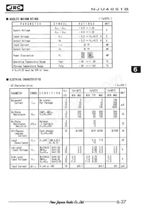 NJU4051BM Datasheet Page 2