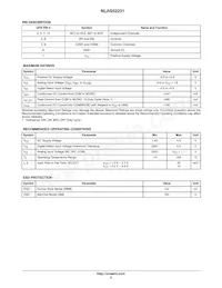 NLAS52231MUR2G Datasheet Page 2