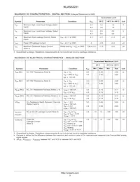 NLAS52231MUR2G Datasheet Page 3