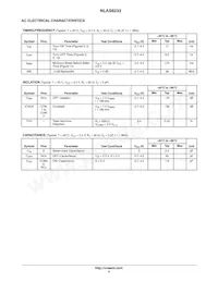 NLAS6233MUTBG Datasheet Page 4