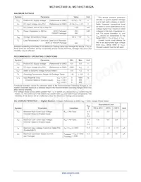 NLV74HC4851ADR2G Datasheet Page 3