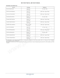 NLV74HC4851ADR2G Datasheet Page 11