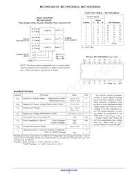 NLVHC4053ADTR2G Datasheet Pagina 3