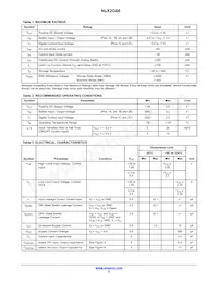 NLX2G66FCTAG Datasheet Page 2