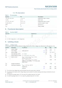 NX3DV3899HR Datasheet Page 4