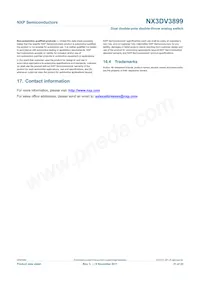 NX3DV3899HR Datasheet Page 21