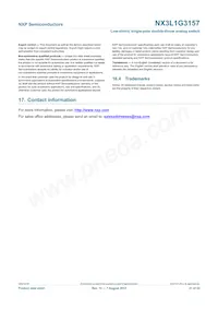 NX3L1G3157GW Datasheet Page 21