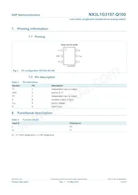 NX3L1G3157GW-Q100H Datasheet Page 3