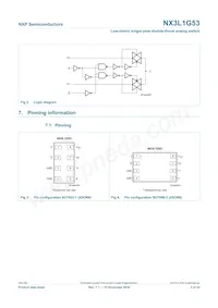NX3L1G53GD Datasheet Page 3