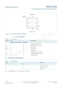 NX3L1G53GD Datasheet Page 4