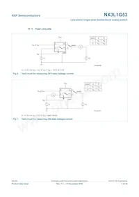 NX3L1G53GD Datasheet Page 7
