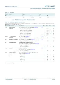 NX3L1G53GD Datasheet Page 14