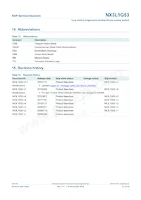 NX3L1G53GD Datasheet Pagina 21