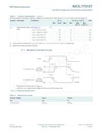 NX3L1T5157GM Datasheet Page 11