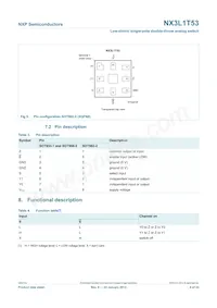 NX3L1T53GD Datasheet Pagina 4