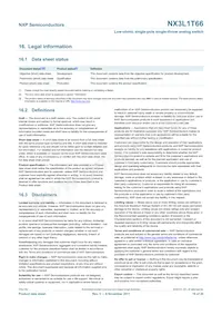 NX3L1T66GM Datasheet Page 18