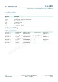 NX3L2467GU Datasheet Page 21