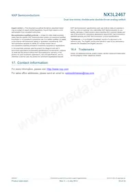 NX3L2467GU Datasheet Page 23