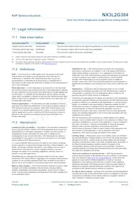 NX3L2G384GD Datasheet Pagina 19