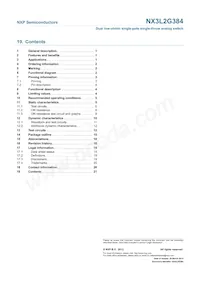 NX3L2G384GD Datasheet Pagina 21