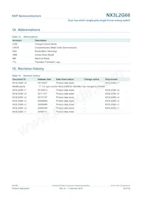NX3L2G66GM Datasheet Page 19