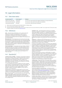 NX3L2G66GM Datasheet Page 20