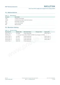 NX3L2T384GT Datasheet Page 17