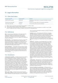 NX3L2T66GD Datasheet Pagina 18