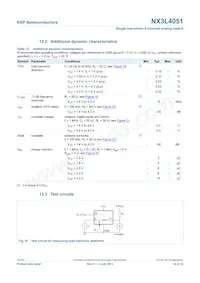 NX3L4051HR Datasheet Page 14