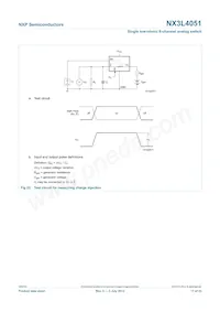 NX3L4051HR Datasheet Pagina 17