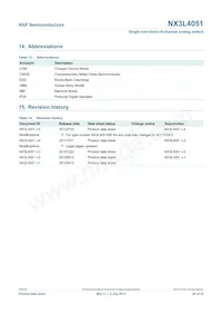 NX3L4051HR Datasheet Page 20