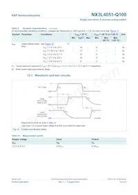 NX3L4051PW-Q100J Datasheet Page 12