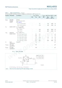 NX3L4053HR Datasheet Page 6