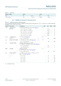 NX3L4053HR Datasheet Page 13