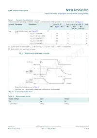 NX3L4053PW-Q100J Datasheet Page 11