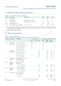 NX3L4357GM Datasheet Page 5
