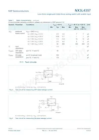 NX3L4357GM Datasheet Page 6