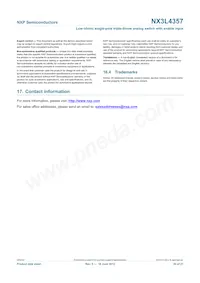 NX3L4357GM Datasheet Page 20