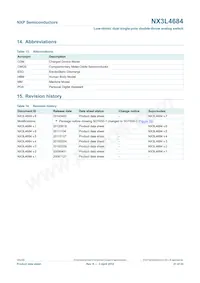 NX3L4684TK Datasheet Page 21