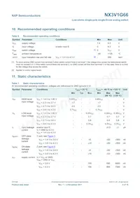 NX3V1G66GM Datasheet Page 4