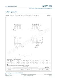 NX3V1G66GM Datasheet Page 13