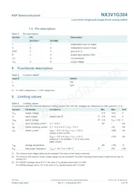 NX3V1T384GM Datasheet Page 3