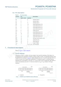 PCA8574ATS Datasheet Page 5