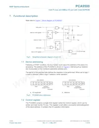PCA9500D Datasheet Page 7