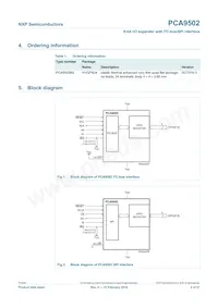 PCA9502BS Datasheet Page 2