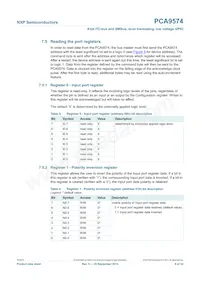 PCA9574HR Datasheet Page 8