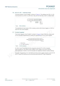 PCA9621PW Datasheet Page 5