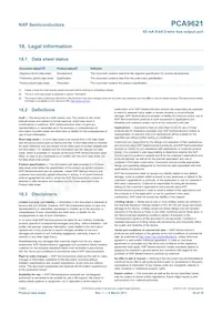 PCA9621PW Datasheet Page 16